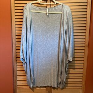Gray Women's Poncho
